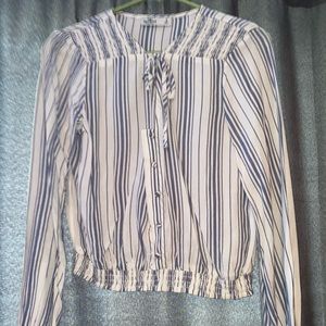 Hollister long sleeve button down shirt